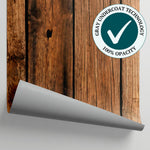 Barnboard Timber Brown Wood Wallpaper - Rustic Wood Panel Peel and Stick Wall Mural Effect - Matière