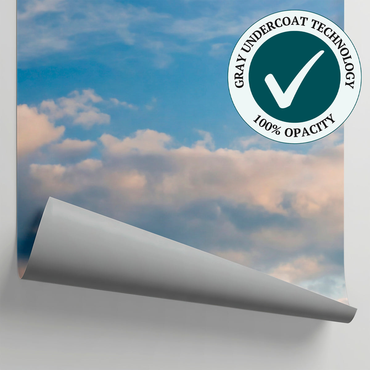 Breath Aloft Blue Cloud Wallpaper - Light Blue Sky Wallpaper Peel and Stick - Matière