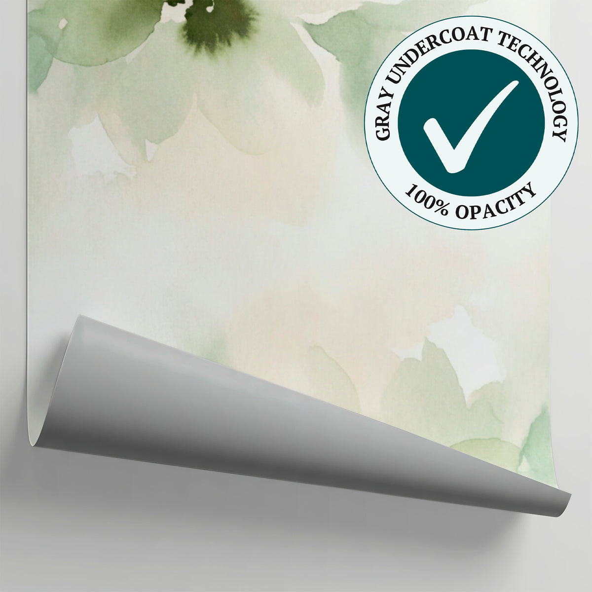 Dewlit Petalwash - Green Sage Green Wallpaper Floral - Light Green Flower Wallpaper Peel and Stick - Matière
