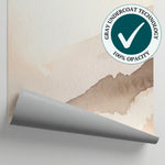 Drifting Mist - Beige Abstract Wallpaper - Minimalist Landscape Scenery Wall Mural Peel and Stick - Matière