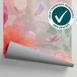 Gossamer Orchard Pink Flower Wallpaper - Pink Floral Magnolia Rose Peel and Stick Wall Mural - Matière