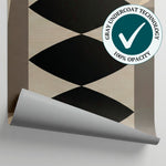 Modernist Reverie - Beige Abstract Wallpaper Geometric Minimalist Peel and Stick Wall Mural - Matière