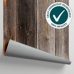 Sawmill Hush Brown Wood Wallpaper - Light Brown Wood Panel Peel and Stick Wall Mural - Matière
