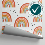 Sunkissed Ribbons Beige Nursery Wallpaper for Kids - Boho Kids Wallpaper Peel and Stick - Matière