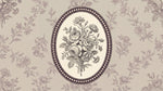 Cameo Sonnet Beige Victorian Wallpaper - Vintage Rose Floral Botanical Damask Peel and Stick Wall Mural - Design