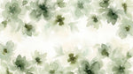 Dewlit Petalwash - Green Sage Green Wallpaper Floral - Light Green Flower Wallpaper Peel and Stick - Design