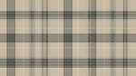 Heather Loom Beige Vintage Wallpaper - Gray Plaid Cream Peel and Stick - Design