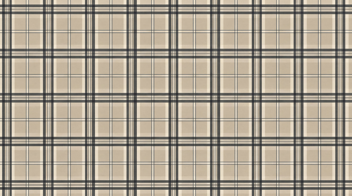 Linen Crosshatch Beige Vintage Wallpaper - Geometric Victorian Peel and Stick Mural - Design