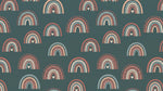 Little Arches Heartbeat Green Nursery Wallpaper for Kids - Boho Wallpaper Peel and Stick Kids Wall Mural - Design