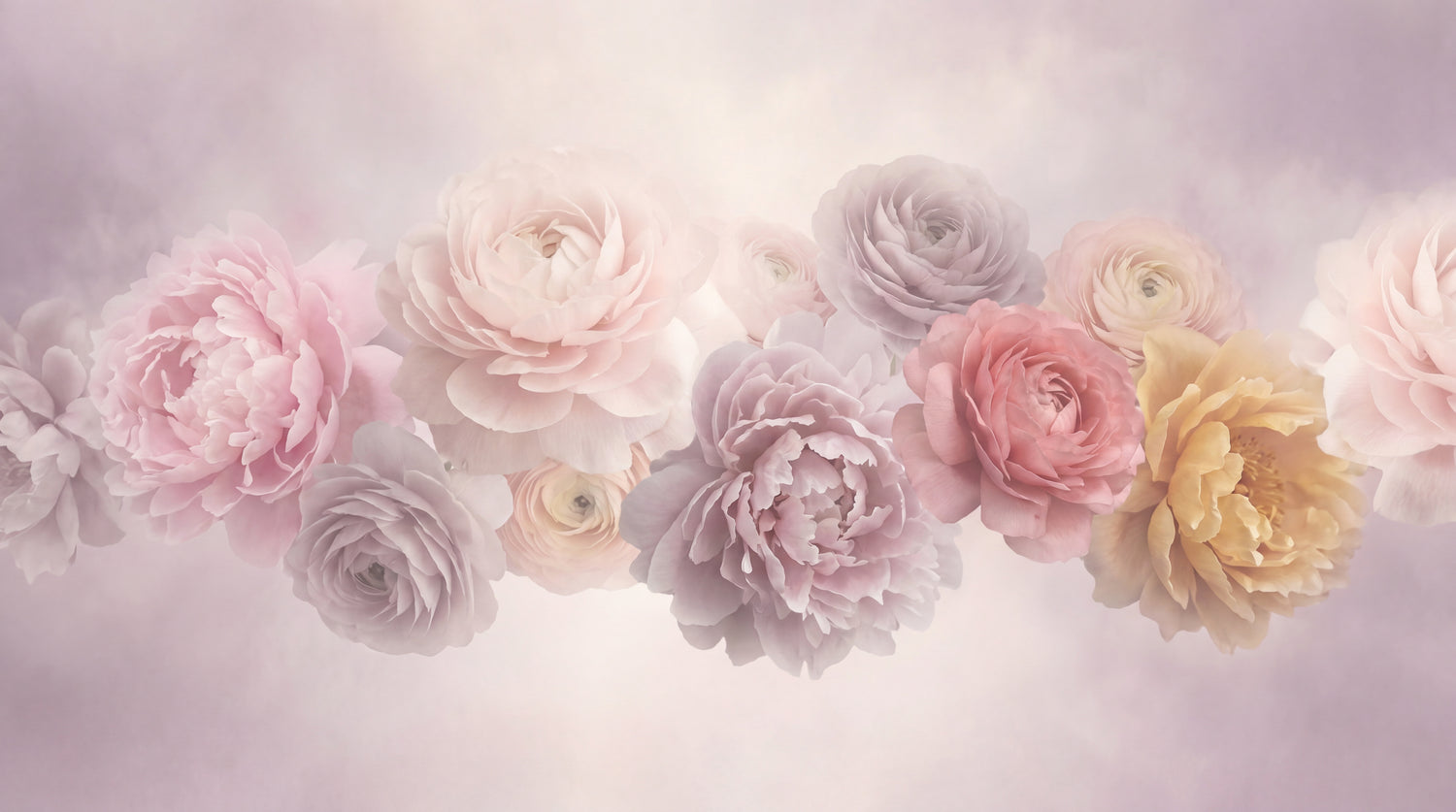 Lullaby Garland Pink Rose Wallpaper - Pink Flower Wallpaper Vintage Floral Botanical Peel and Stick - Design