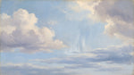Painted Stillness Blue Cloud Wallpaper - Light Blue Sky Wall Mural Landscape Scenery Peel and Stick - Design