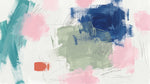 Painted Whispers Pastel Abstract Wallpaper - Minimalist Geometric Wall Mural Peel and Stick - Design