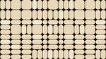 Pillow Stones Beige Minimalist Wallpaper - Cream Geometric Abstract Peel and Stick Wall Mural - Design