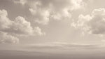 Powdered Drift Beige Cloud Wallpaper - Minimalist Sky Wallpaper Peel and Stick Blue Sky Wall Mural - Design