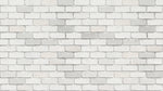 Quiet Mortar - White Brick Wallpaper, Minimalist Brick Effect Peel and Stick Wall Mural - Design