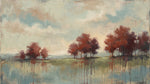 Russet Marshlands Beige Landscape Wallpaper - Painterly Scenery Wallpaper Peel and Stick Abstract Mural - Design
