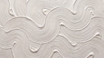Sculpted Currents - White Abstract Wallpaper - Minimalist Geometric Wall Mural Peel and Stick - Design