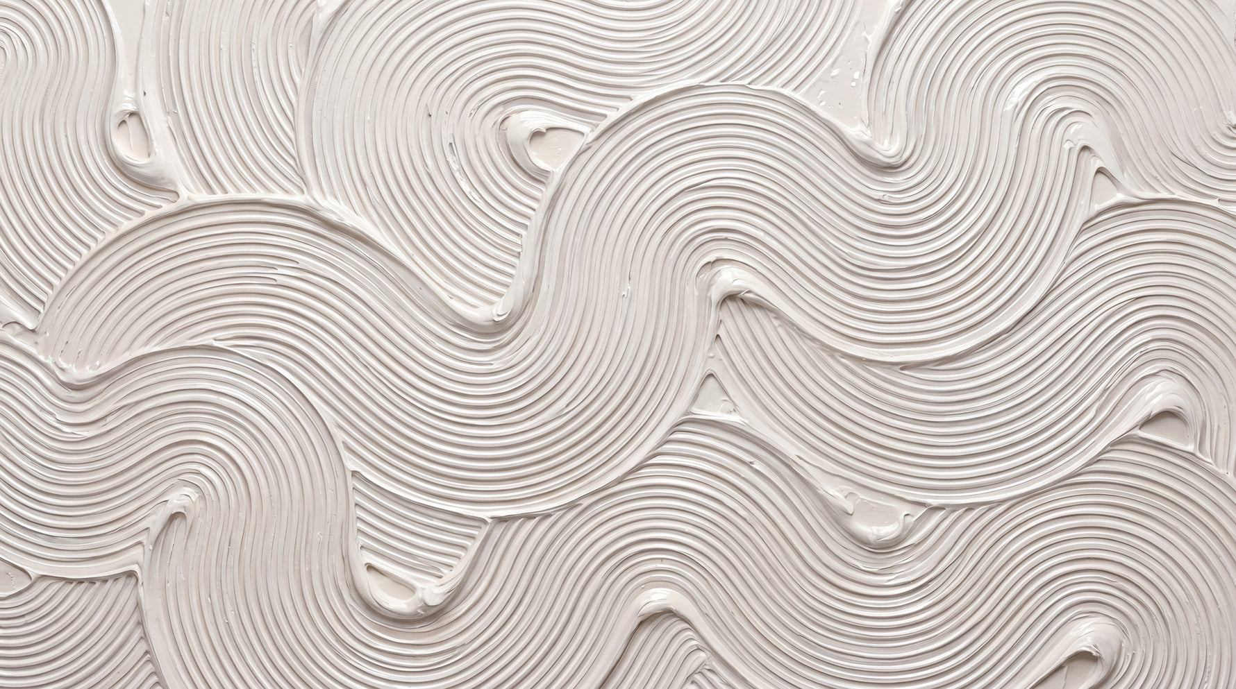 Sculpted Currents - White Abstract Wallpaper - Minimalist Geometric Wall Mural Peel and Stick - Design
