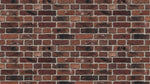 Weathered Foundry - Brown Brick Wallpaper Peel and Stick - Brick Effect Removable Wall Mural - Design