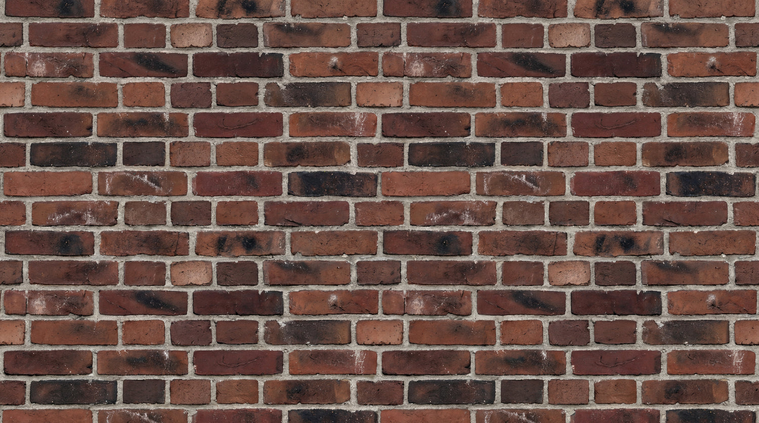 Weathered Foundry - Brown Brick Wallpaper Peel and Stick - Brick Effect Removable Wall Mural - Design