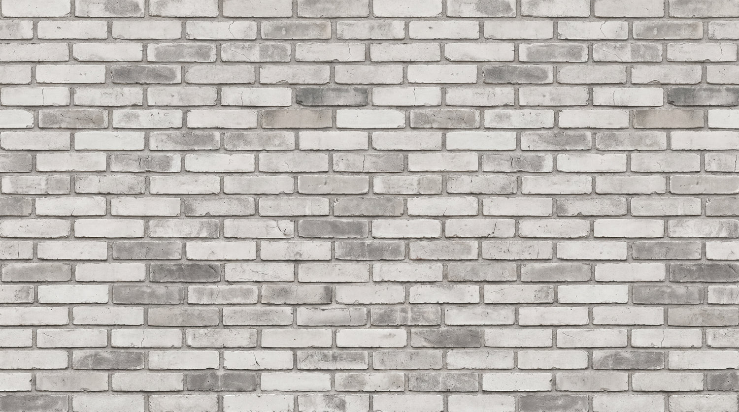Weathered Mortar - Gray White Brick Wallpaper - Grey Brick Effect Wallpaper Peel and Stick - Design