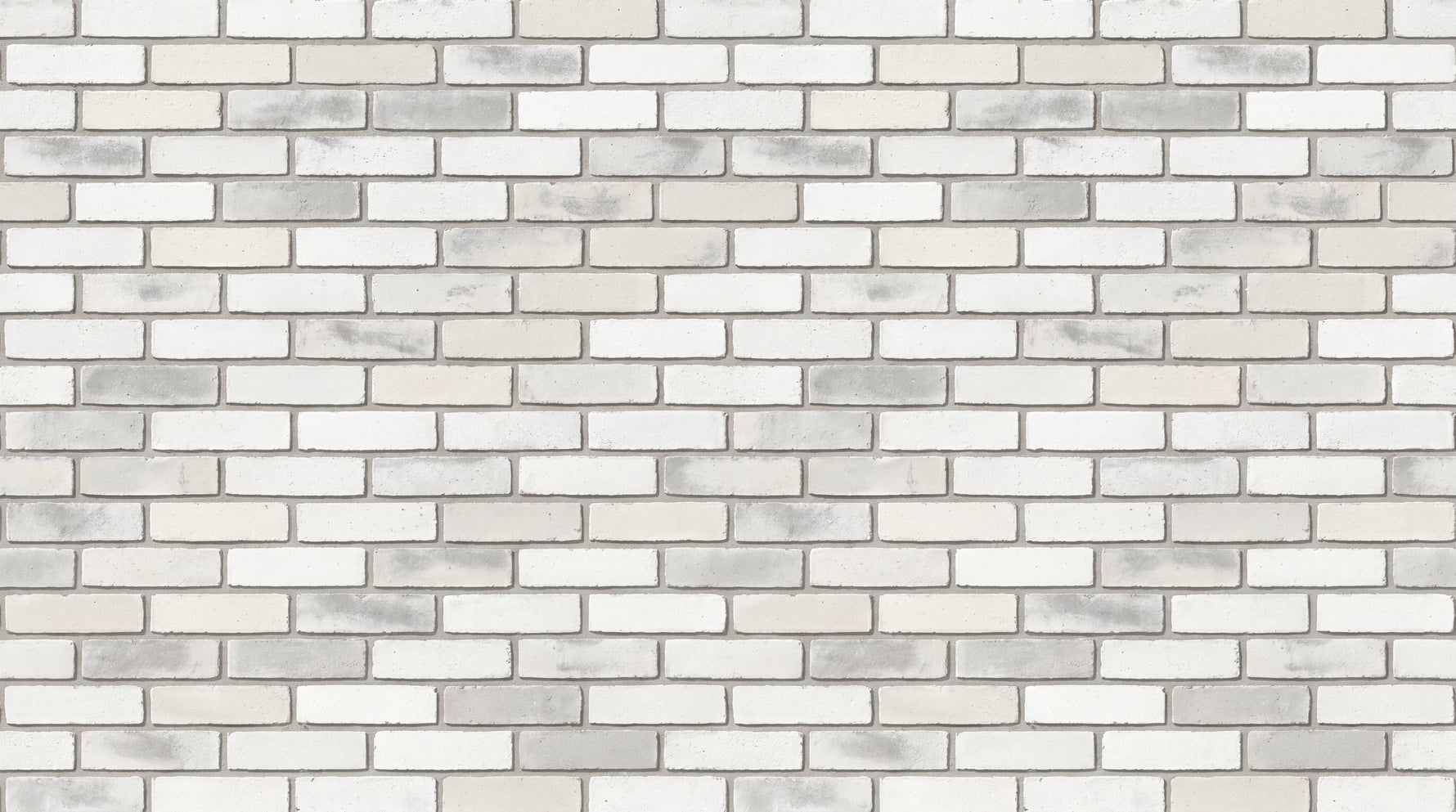 Weathered Mortar - White Brick Wallpaper, Brick Effect Wall Mural, Peel and Stick Removable Decor - Design