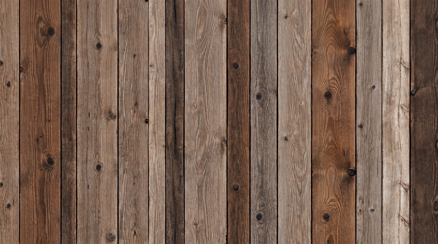 Weathered Plank Brown Wood Wallpaper - Rustic Wood Panel Wallpaper Peel and Stick Wood Effect Mural - Design