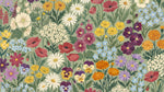 Wildflower Hymn Green Floral Wallpaper - Sage Green Vintage Daisy Flower Peel and Stick - Design